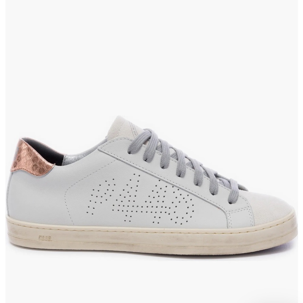 P448 John Sneaker White with Copper